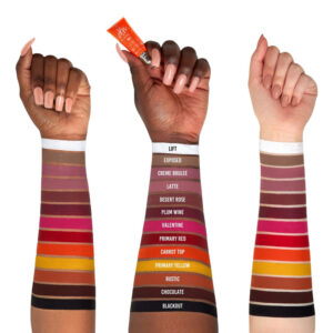 An award-winning, multipurpose, long-wearing, waterproof cream pigment that safely can be used as an eyeshadow, lip stick and blush for up to 24 hours.