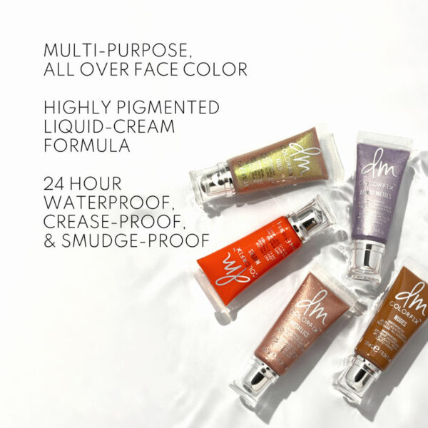 An award-winning, multipurpose, long-wearing, waterproof cream pigment that safely can be used as an eyeshadow, lip stick and blush for up to 24 hours.