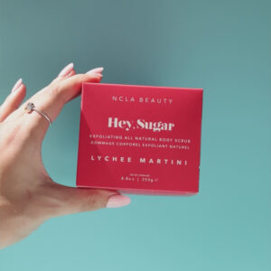 Raise a glass to smooth skin! This lychee martini body scrub is the perfect cocktail of exfoliation and hydration.