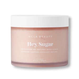 Raise a glass to smooth skin! This lychee martini body scrub is the perfect cocktail of exfoliation and hydration.