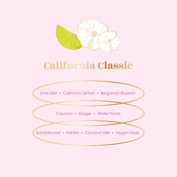 An aromatic perfume for hair & body that is lightweight, long-lasting & luminous. It captures the scent of a sun-kissed California afternoon. 