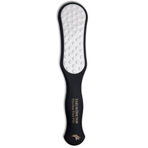 A foot file to slough away dead skin cells from your heels and around your feet.